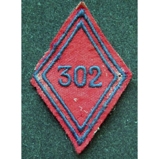 LOSANGE DE BRAS MODÈLE 45 : 302° groupement d'artillerie troupe