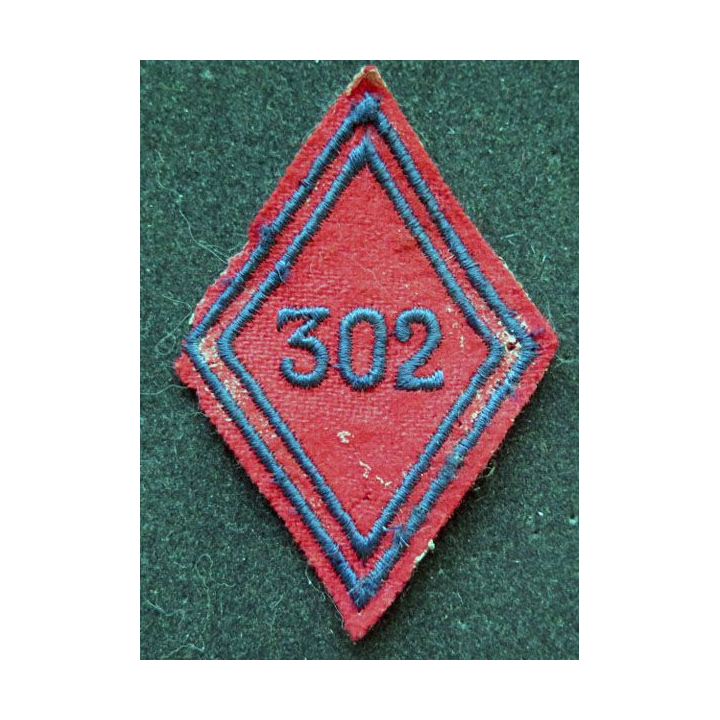 LOSANGE DE BRAS MODÈLE 45 : 302° groupement d'artillerie troupe