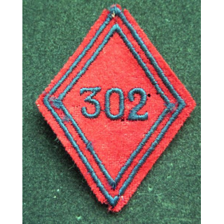 LOSANGE DE BRAS MODÈLE 45 : 302° groupement d'artillerie troupe