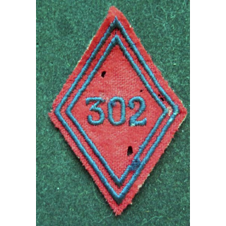LOSANGE DE BRAS MODÈLE 45 : 302° groupement d'artillerie troupe