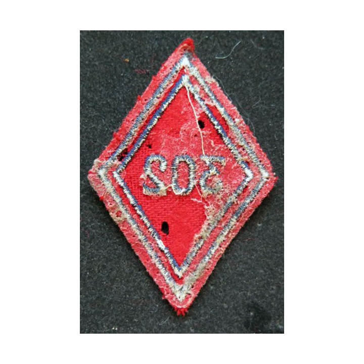 LOSANGE DE BRAS MODÈLE 45 : 302° groupement d'artillerie troupe