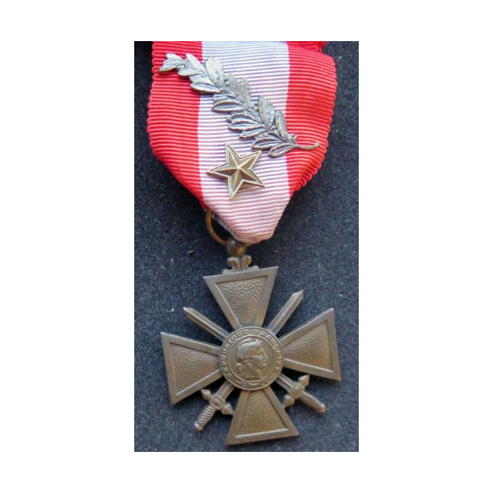 Croix guerre théâtres opérations extérieures palme étoile bronze TOE
