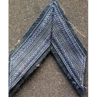 Galon de caporal ADL bleu nuit sur tissu bleu noir
