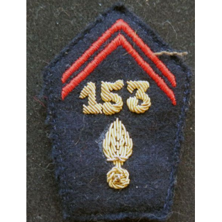 SOUTACHE : insigne de col des troupes de marine en cannetille 