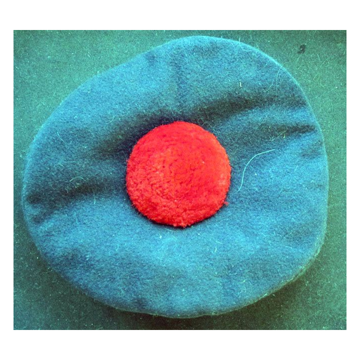 Bachi de marin avec bande Marine nationale et pompon taille 54 matriculé 