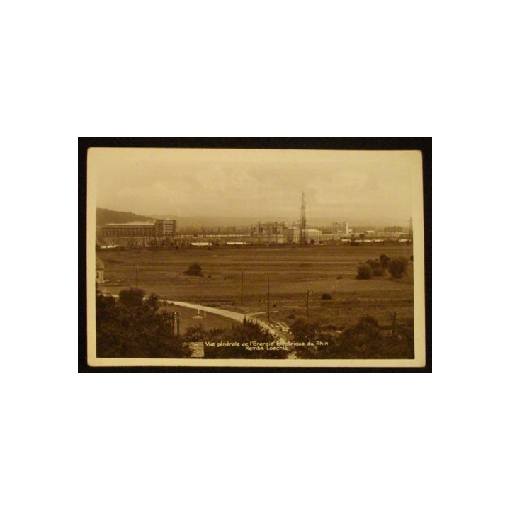 KEMBS - LOECHLÉ - VUE GÉNÉRALE DE L'ÉNERGIE ÉLECTRIQUE DU RHIN