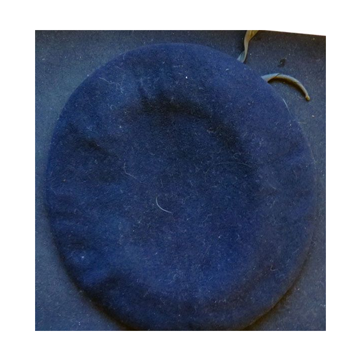 Béret bleu marine TTA de fabrication ETAB Laulhere Taille 57