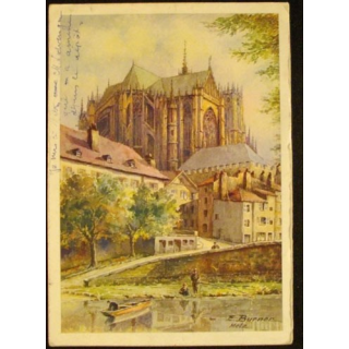 METZ - LA CATHÉDRALE PEINTE PAR BURNER
