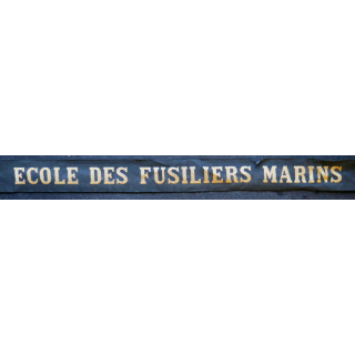MARINE : bande de bachi de marin ECOLE DES FUSILIERS MARINS 