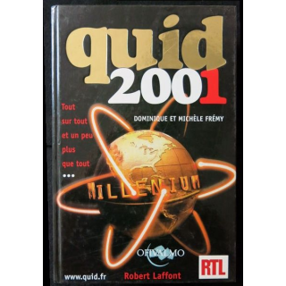 QUID 2001 écrit par Dominique et Michèle Fremy aux éditions Robert Laffont - F012