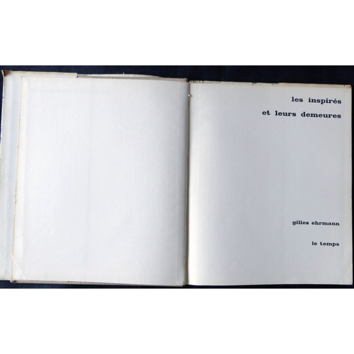 Les inspirés et leurs demeures écrit par Gilles Ehrmann aux éditions du Temps - F012