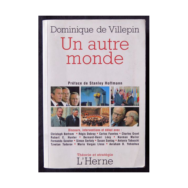 Un autre monde écrit par Dominique de Villepin aux éditions L'Herme - F012