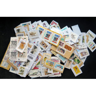 FRANCE : lot de plus de 350 timbres oblitérés à décoller