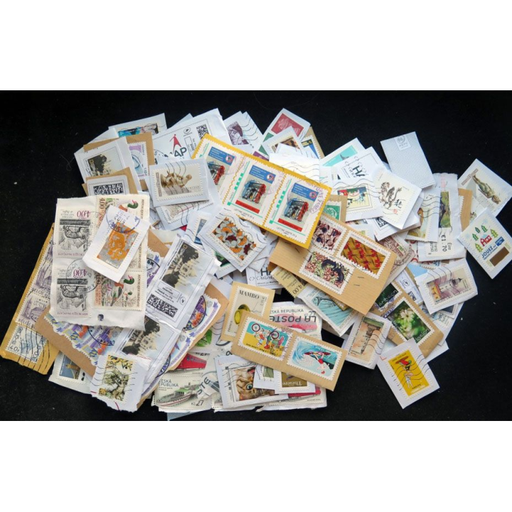 FRANCE : lot de plus de 350 timbres oblitérés à décoller
