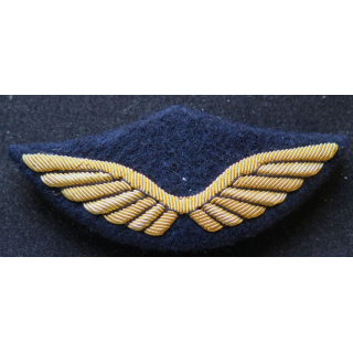 Insigne tissu de casquette d'officier de l'armée de l'air en cannetille