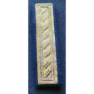 bande d'épaule d'officier armée de terre en cannetille