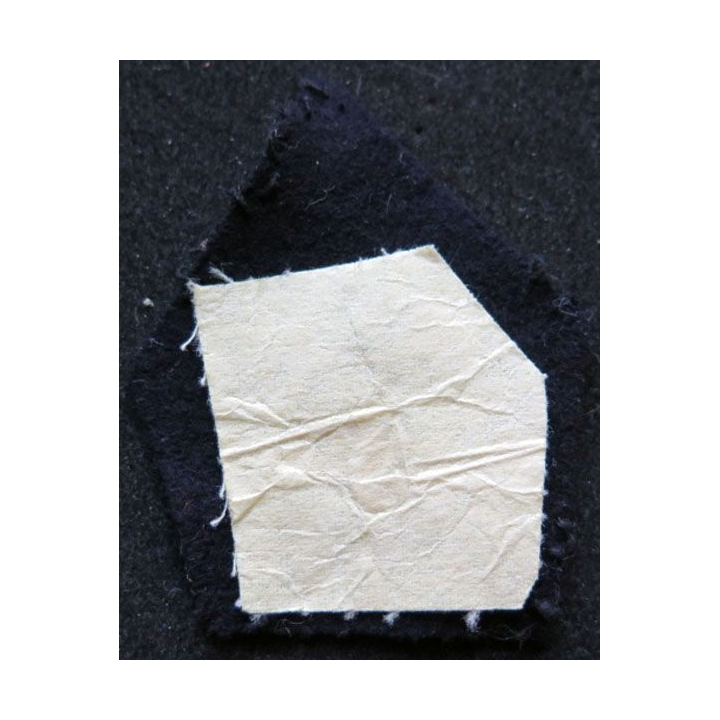insigne tissu de col du 3° régiment de hussards cadre en cannetille