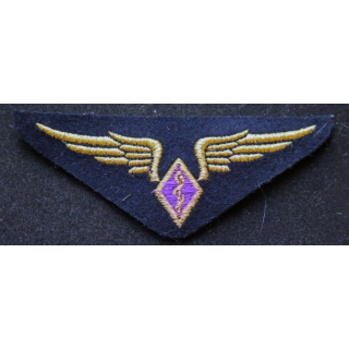 Insigne tissu de l'armée de l'air personnel non navigant en cannetille
