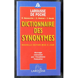 Le Larousse de poche  des synonymes aux éditions Larousse - F013