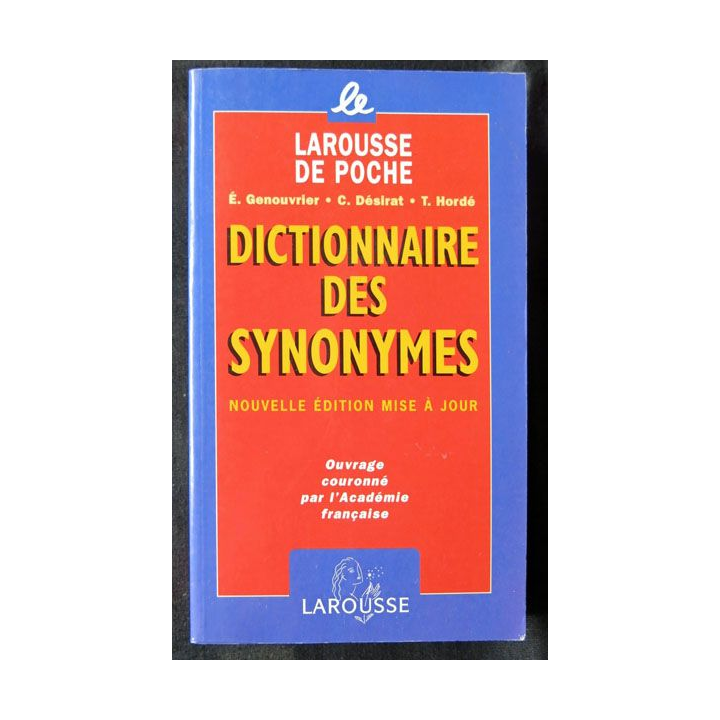 Le Larousse de poche  des synonymes aux éditions Larousse - F013
