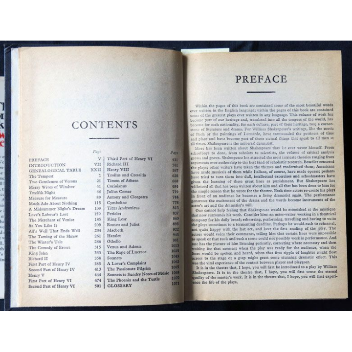The complete works of William Shakespeare aux éditions Sping Books London - F013