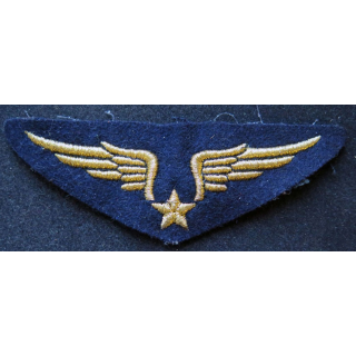 Insigne tissu de brevet de pilote de l'armée de l'air