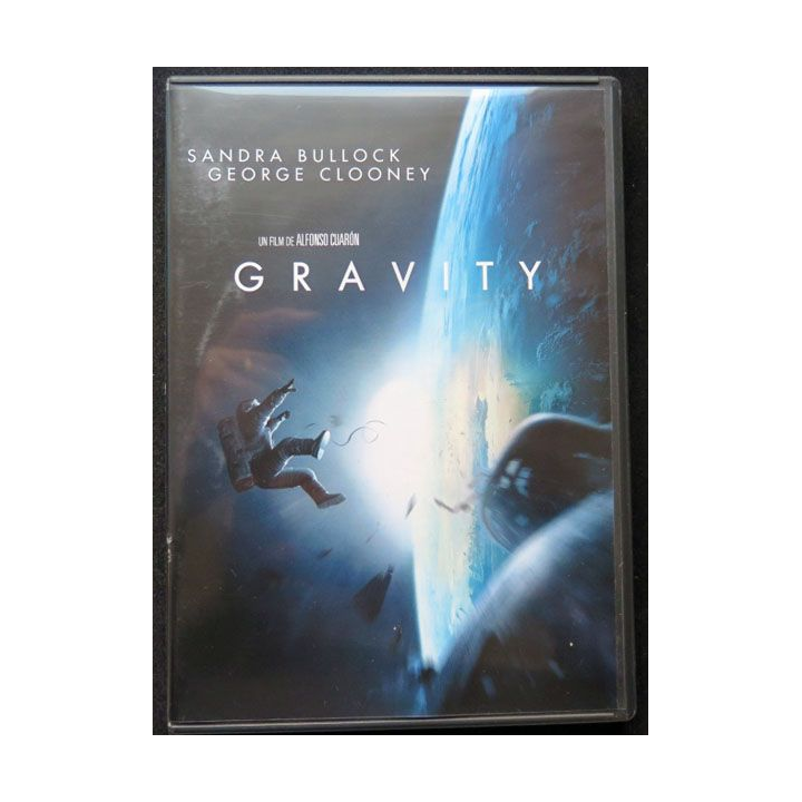 DVD intitulé GRAVITY avec George Clooney et Sandra Bullock