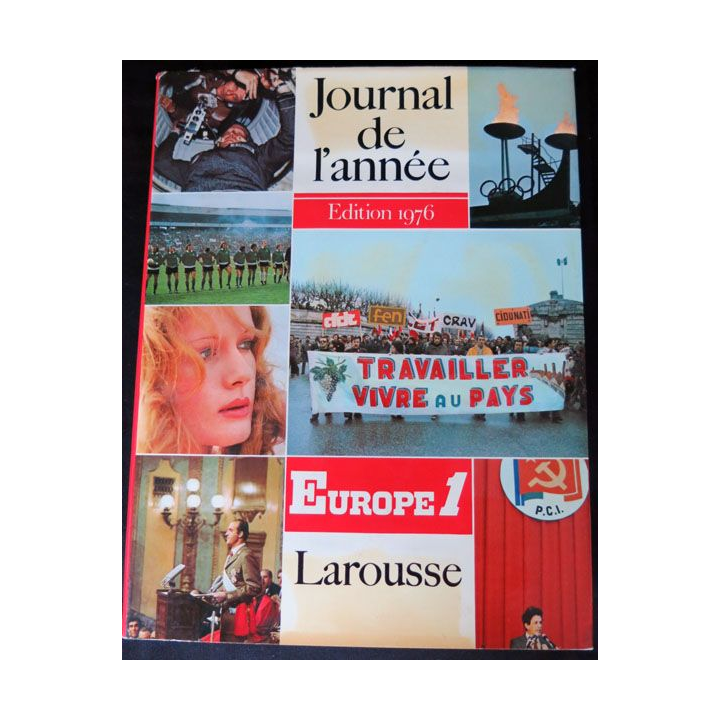 Journal de l'année édition 1976 aux éditions Larousse - F014