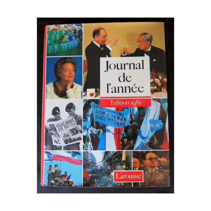 Journal de l'année édition 1982 aux éditions Larousse - F014