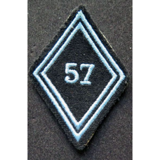 LOSANGE DE BRAS MODÈLE 45 : 57° régiment de transmissions troupe