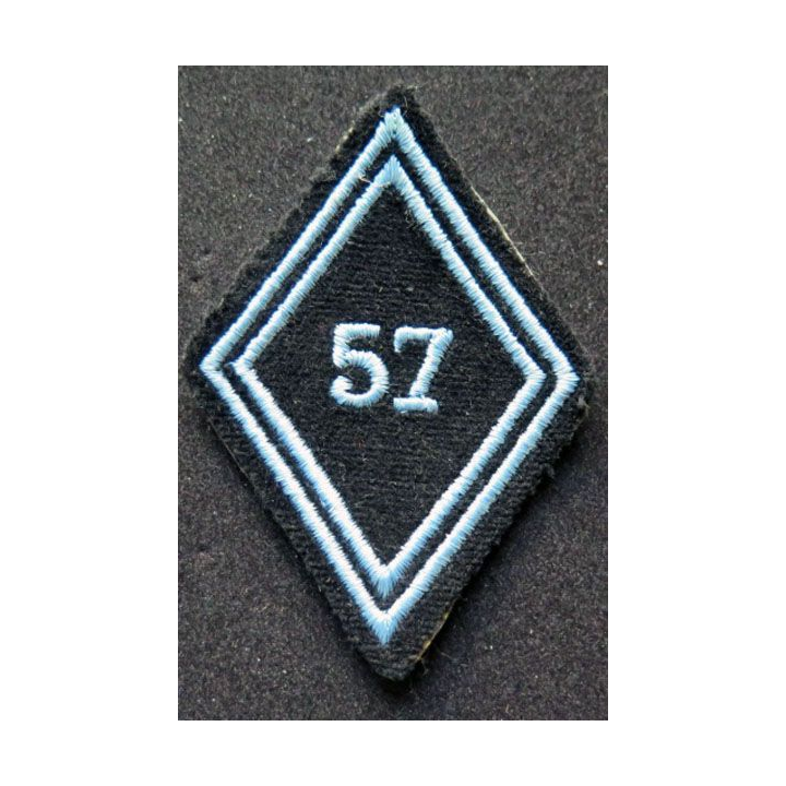LOSANGE DE BRAS MODÈLE 45 : 57° régiment de transmissions troupe