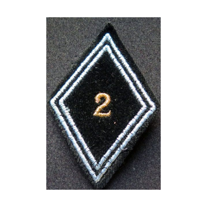 LOSANGE DE BRAS MODÈLE 45 : 2° régiment de transmissions cadre