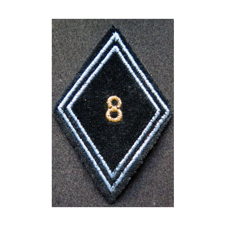 LOSANGE DE BRAS MODÈLE 45 : 8° régiment de transmissions cadre
