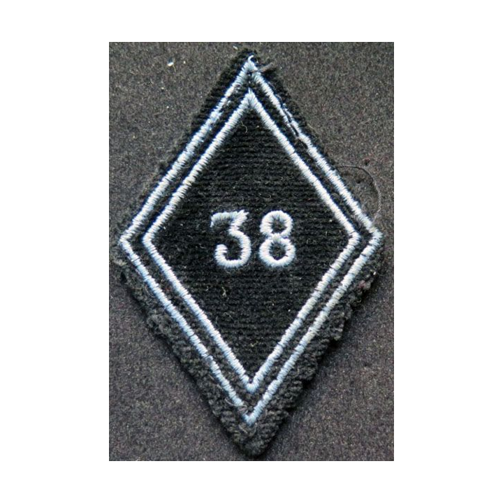 LOSANGE DE BRAS MODÈLE 45 : 38° régiment de transmissions troupe