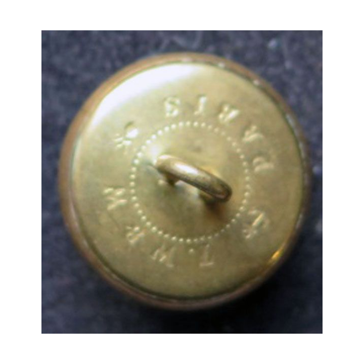 bouton d'uniforme militaire de l'école polytechnique TW8W Paris 2,2 cm