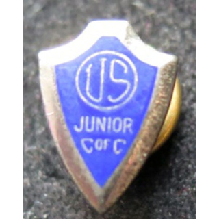 insigne de boutonnière US Junior C of C (chambre de commerce) hauteur 1,3 cm