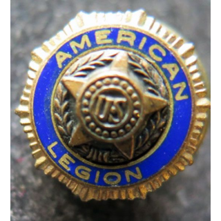 USA AMERICAN LEGION : boutonnière en émail de l'américain legion
