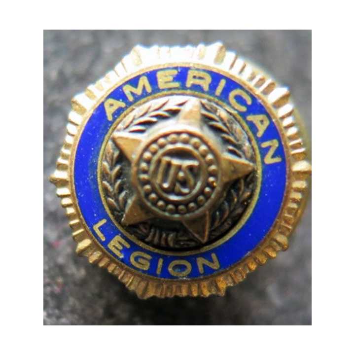 USA AMERICAN LEGION : boutonnière en émail de l'américain legion
