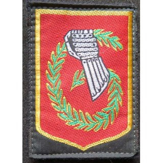 6° DLB : insigne tissu de la 6° division légère blindée 5,5 x 7,8 cm sur scratch