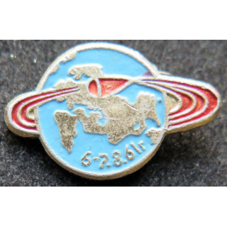 URSS : insigne métallique du vol de Iouri Gagarine sur la fusée Vostok 6 et 7 août 1961