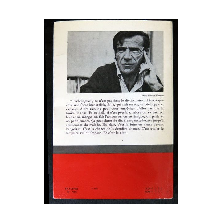 Le Rachedingue écrit par Henri-François Rey aux éditions Robert Laffont - F014