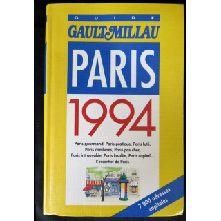 Guide Gault Millau Paris 1994 écrit par Christian Millau aux éditions Gault-Millau - F014