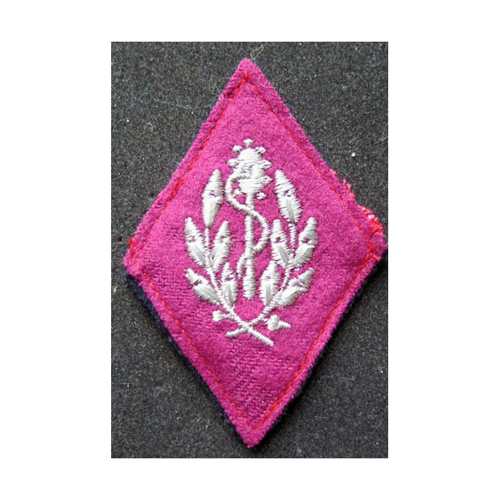 losange bras modèle 45 insigne tissu auxiliaire service santé troupe