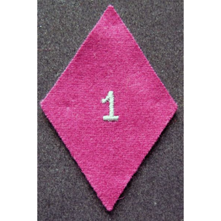 LOSANGE DE BRAS MODÈLE 45 : 1° section d'infirmiers militaires  troupe