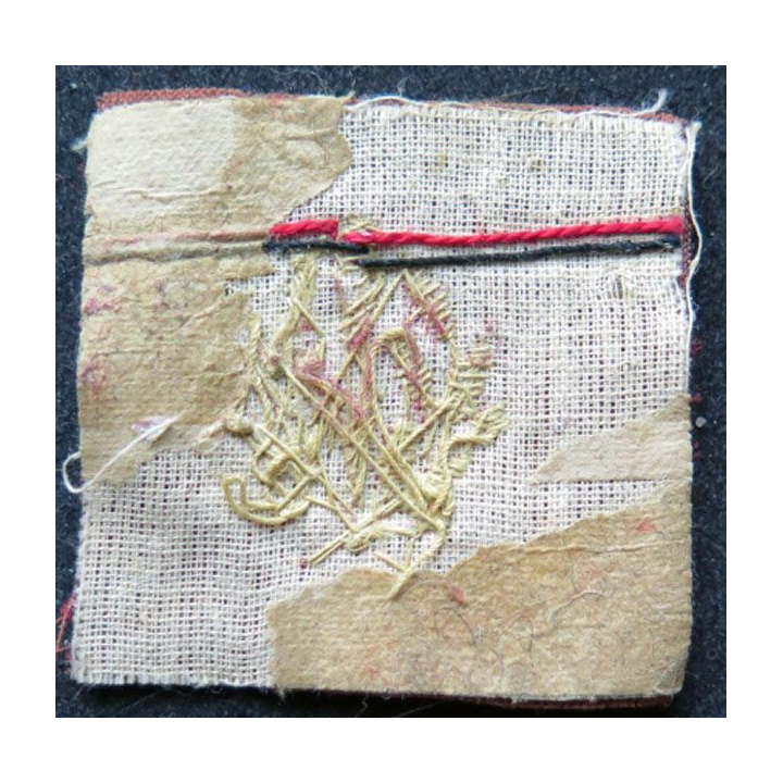insigne tissu de  médecin en cannetille