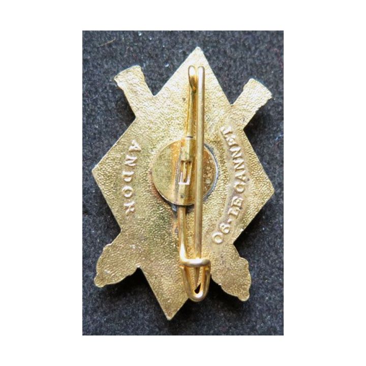 Insigne du 68° régiment d'artillerie de fabrication Andor