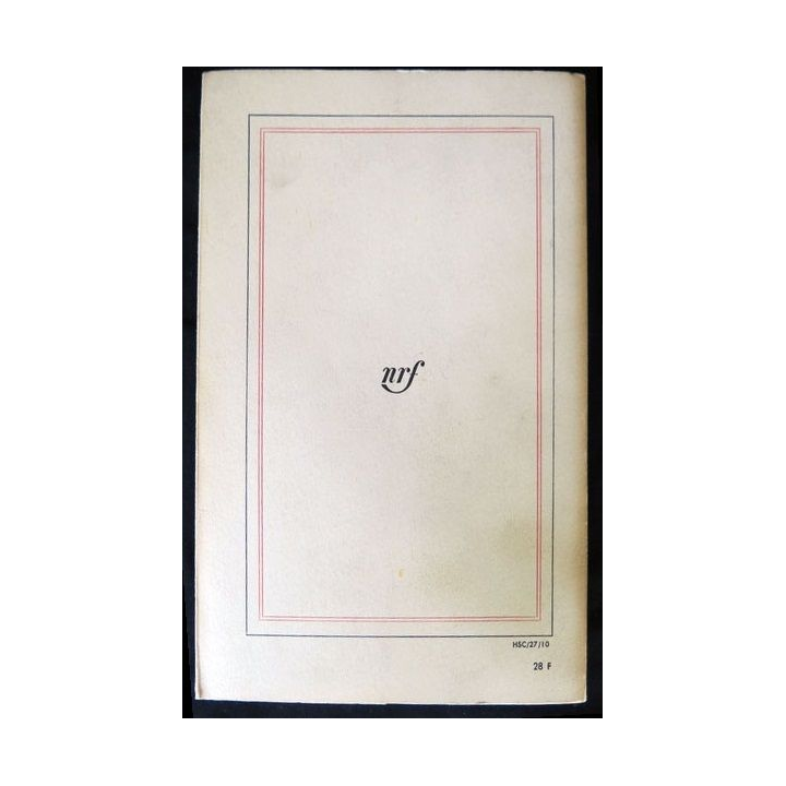 La rose de sable écrit par Henry de Montherlant aux éditions Gallimard - F015