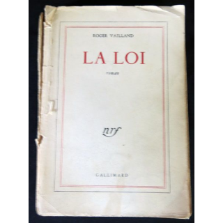 La loi écrit par Roger Vailland aux éditions Gallimard - F015