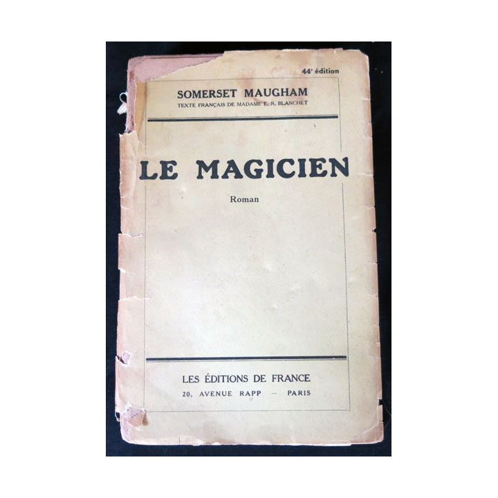 Le magicien écrit par Somerset Maugham aux éditions de France - F015