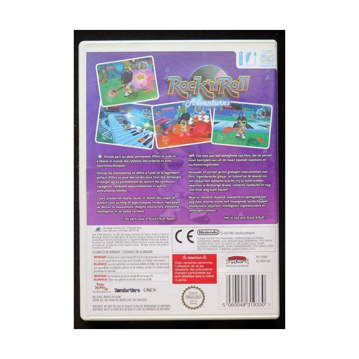 Jeu pour console WII Rock'nroll adventures